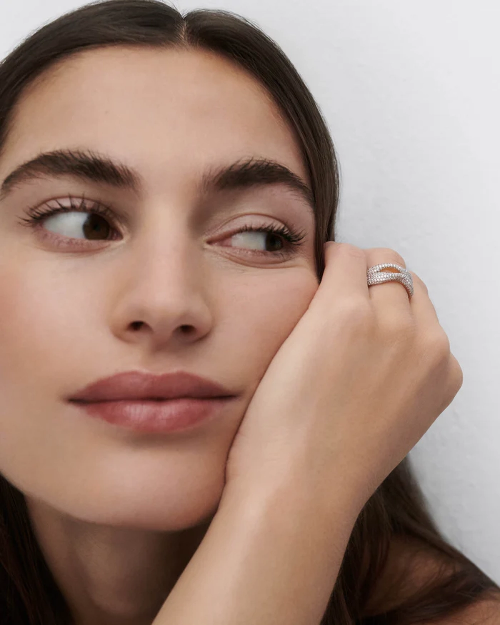 Кольцо Pav Sense серебро 925 пробы покрытое золотом