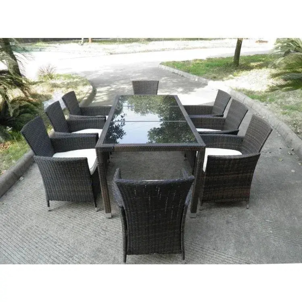 Обеденный комплект из искусственного ротанга на 6 и 8 персон 1312