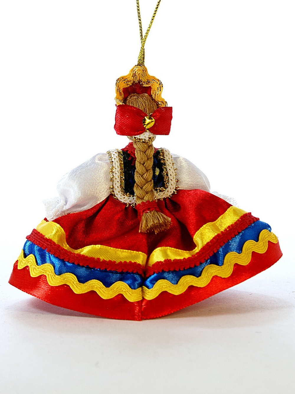 Кукла-подвеска в русском костюме Плясунья