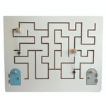 Развивающая панель "Лабиринт с ключами"