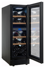 Винный шкаф Cellar Private CP017-2TBH черная дверь со скрытой рукояткой