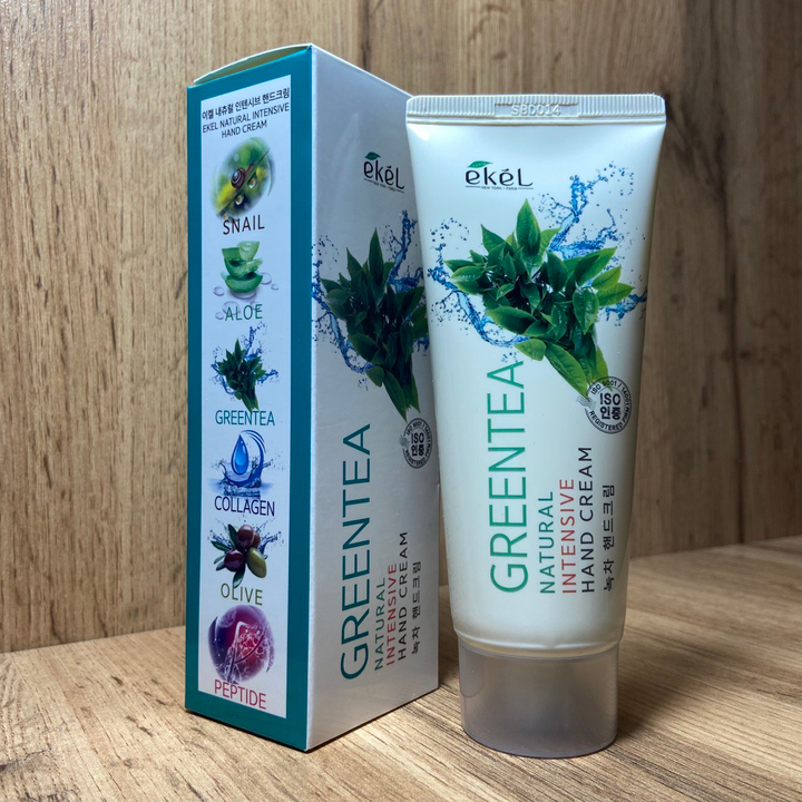 Крем для рук Ekel Green Tea Natural Intensive Hand Cream с экстрактом зеленого чая 100 мл
