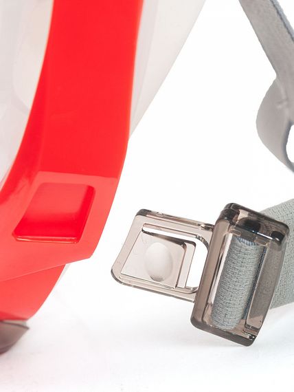 Маска полнолицевая Sargan Галактика премиум прозрачная/красная/прозрачная