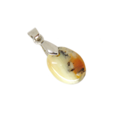 Кулон "Овал" опал древесный асс.