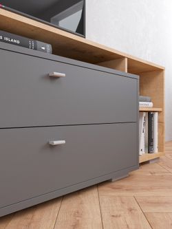 МС Ланс Комод К202 (МП) Графит