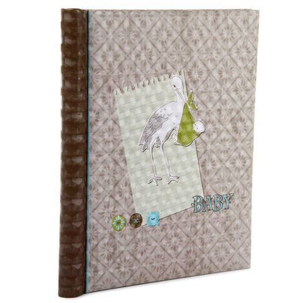 Фотоальбом магнитный 10л  23*28см спир. Baby 3D эффект