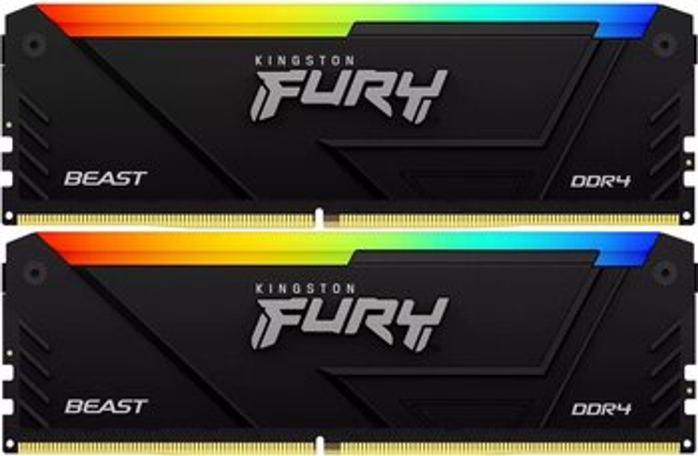 Оперативная память KINGSTON FURY Beast DDR4 32GB 3200MHz CL16 UDIMM KF432C16BB2AK2/32