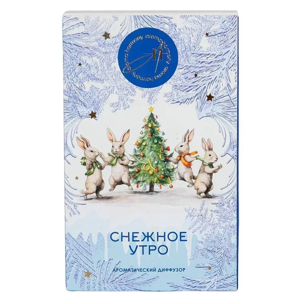Диффузор-открытка НГ Снежное утро 50мл Aroma Harmony