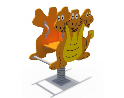 Качалка на пружине в виде Змея Горыныча ИО 05413