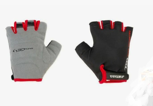 Перчатки TRIX nw  мужские, XXL, коротк. пальцы, гелев. вставки, дышащая лайкра/искусств. замша, черные