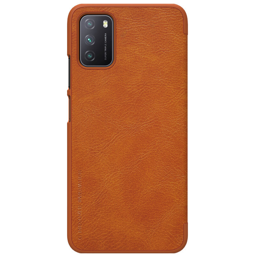 Кожаный чехол-книжка Nillkin Leather Qin для Xiaomi Poco M3