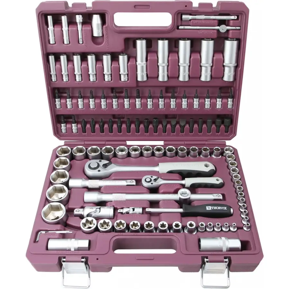 Набор инструмента универсальный 1/4", 1/2"DR THORVIK TS108
