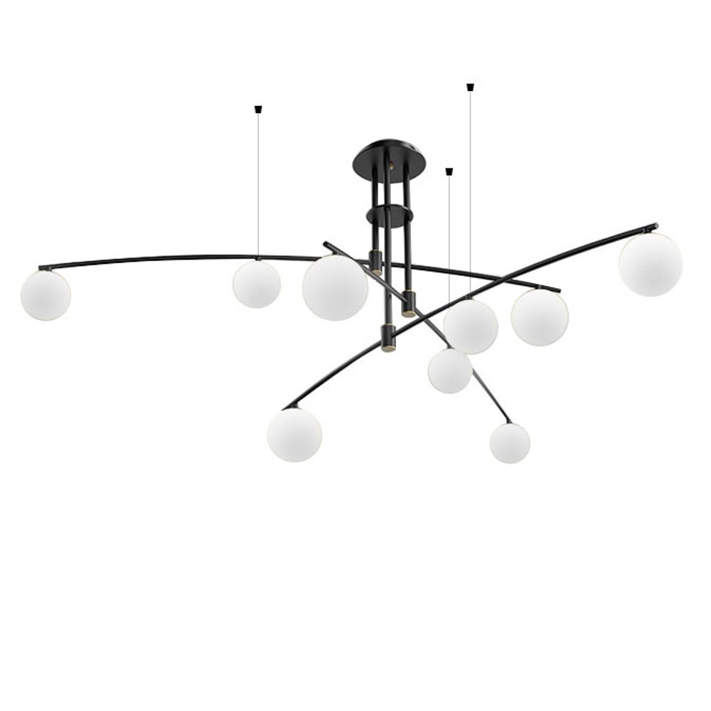 Потолочный светильник 8119P/9 black