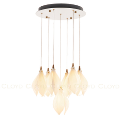 Люстра Cloyd MANGRA C7 / Ø39 см - керамика - белый (арт.10364)