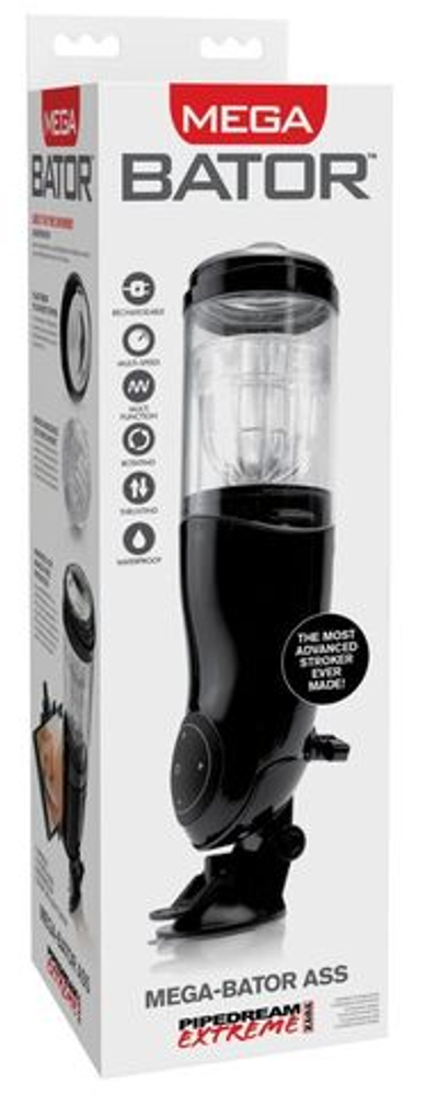 Прозрачный автоматический мастурбатор-анус Mega-Bator Ass (Цвет: прозрачный)