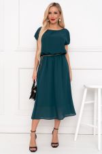 Платье Стелла (изумруд) Р11-1169/3 Nikol