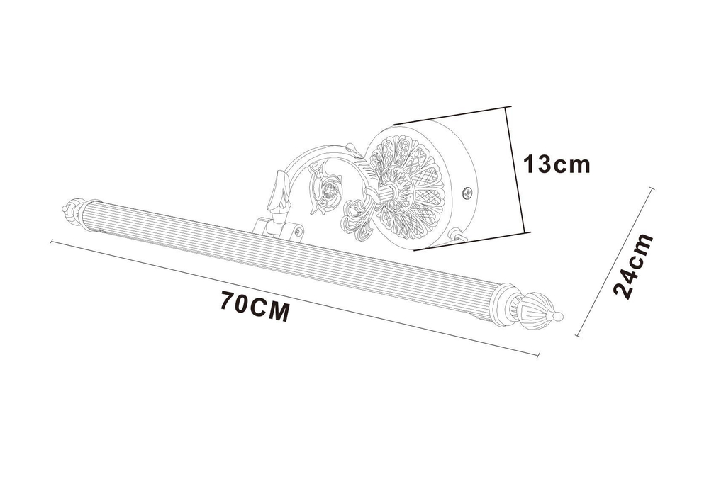 Бра Arte Lamp Bari A6712AP-1AB