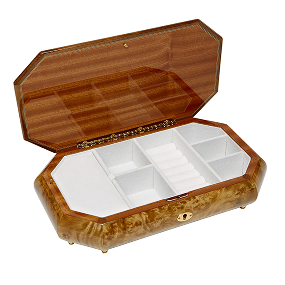 Шкатулка для ювелирных украшений музыкальная, арт. AW-02-054 от Artwood, Италия