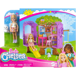 Barbie Chelsea - Дом на дереве + кукла Челси + аксессуары HPL70 / артикул   HPL70  / GTIN 194735162451