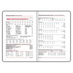 Ежедневник датированный 2023 А5 138x213 мм BRAUBERG "Chameleon", под кожу, черный/зеленый, 114106