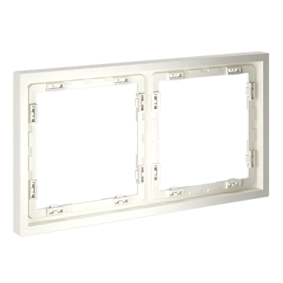 Рамка пластиковая VOLTUM S70 на 2 пост, (хлопок) vls100213
