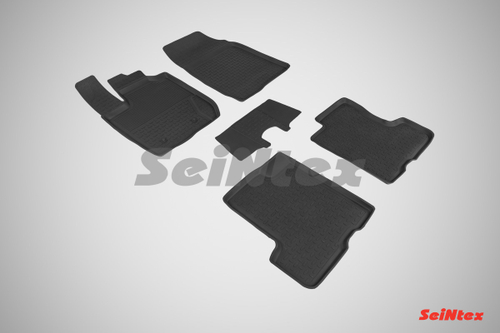 Резиновые коврики с высоким бортом для LADA X-Ray 2016-н.в., Seintex.87569