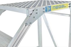 Лестница подмости MEGAL ЛП-0,4 с одним поручнем