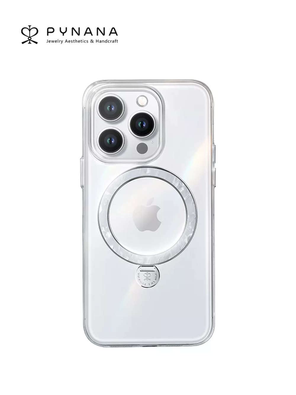 Чехол PYNANA для iPhone 15 PRO MAX перламутр Magsafe