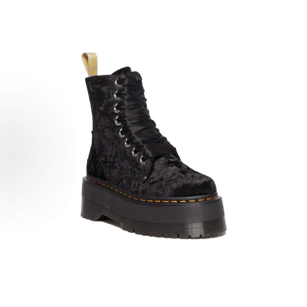 Ботинки Dr. Martens Vegan Jadon Max Crushed Velvet Platforms