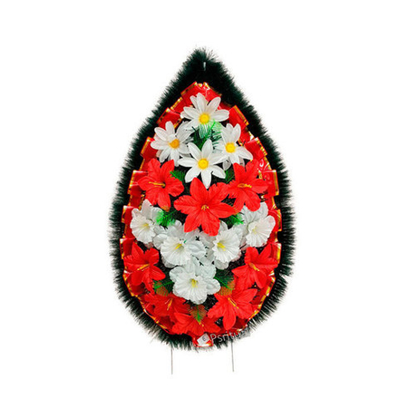 Венок ритуальный 2,5-В (красный)