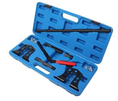 Рассухариватель клапанов сборный унивенрсальный 10пр., в кейсе RockForce##Rock FORCE RF-62105