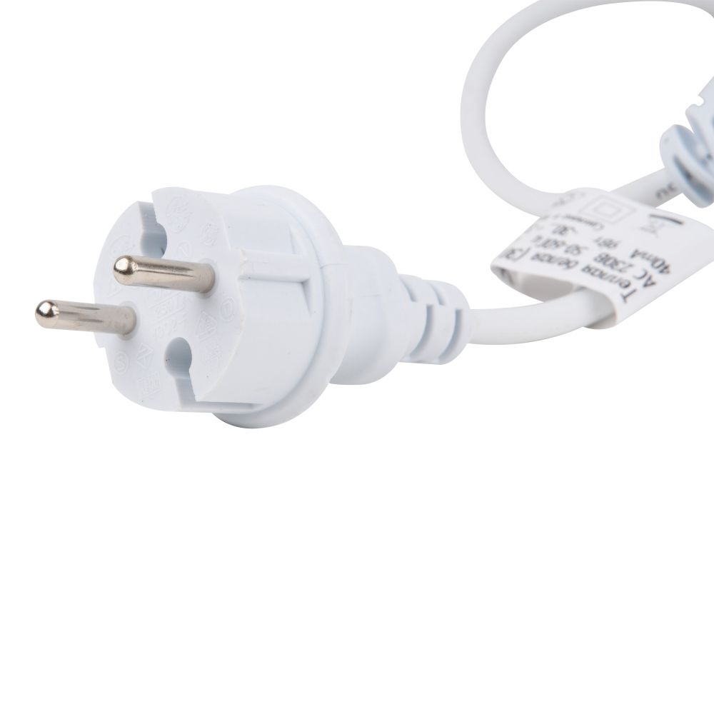 ULD-B3010-200-TWK WARMWHITE IP67 Бахрома светодиодная с эффектом мерцания. 3м. Соединяемая. 200 светодиодов. Теплый белый свет. Провод белый. TM Uniel.