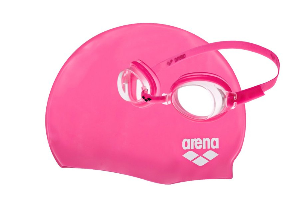 Набор для плавания очки и шапка Arena POOL SET JR