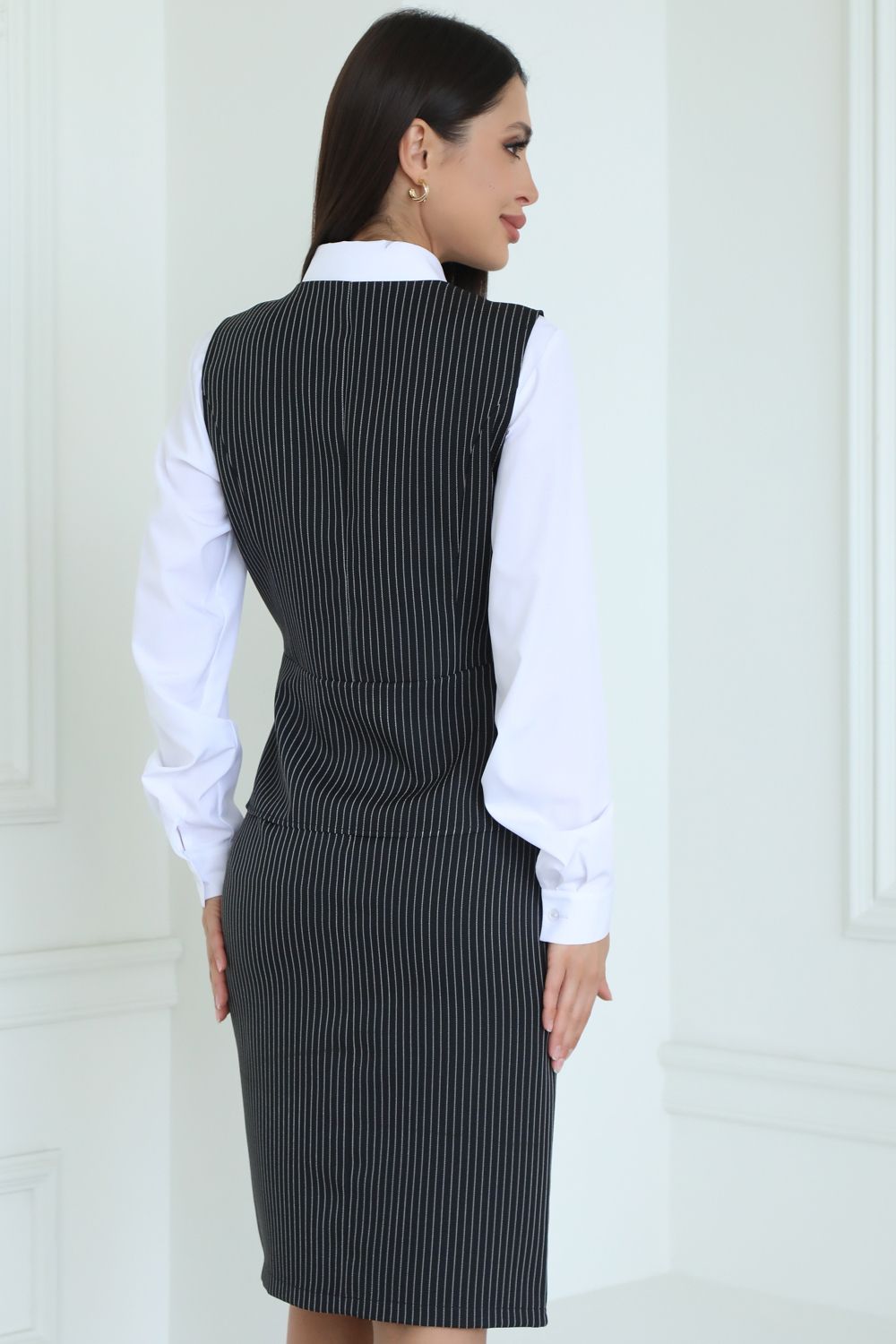 Костюм "Твой образ" (черный полоска) Elza (Акция)
