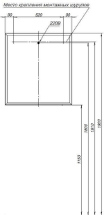 Зеркало Allen Brau Activity 70 1.340026.AM антрацит матовый
