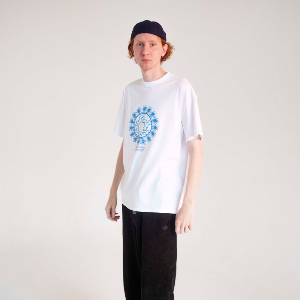 Футболка Полный Popandopalaz Белая