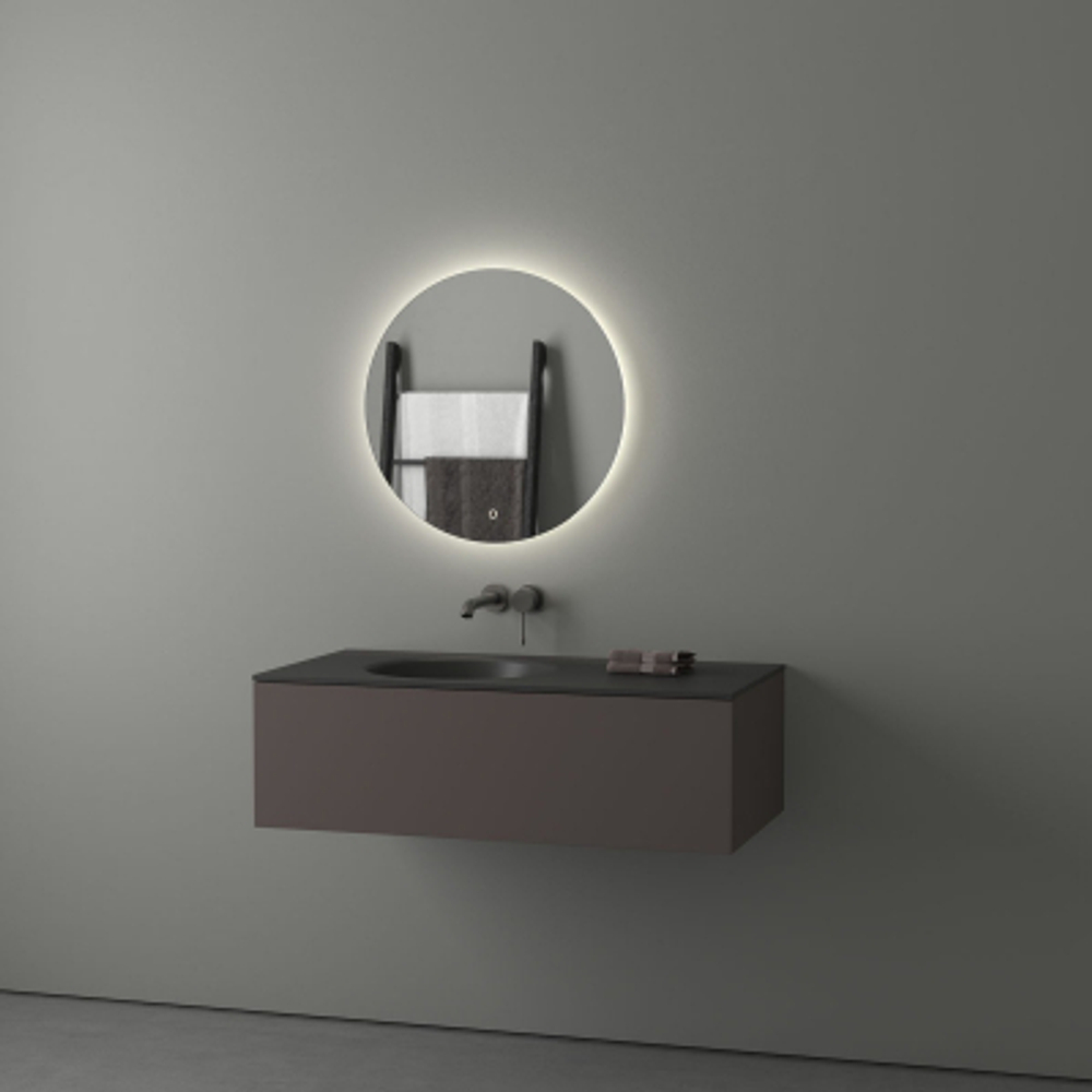 Зеркало Evoform с LED-подсветкой 15 W Ø60 см Сенсорный выключатель Нейтральный белый свет