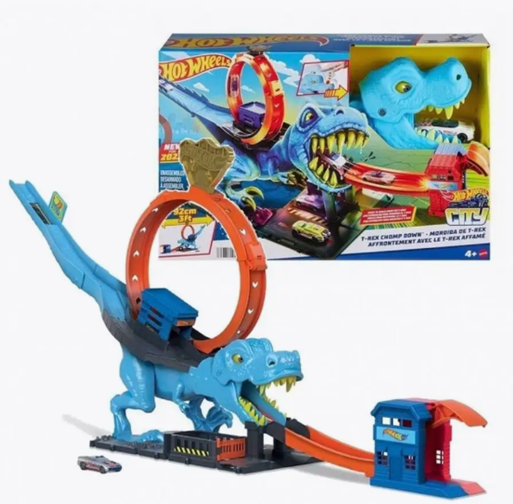 Hot Wheels Игровой набор Петля Т-Рекс (Mattel)
