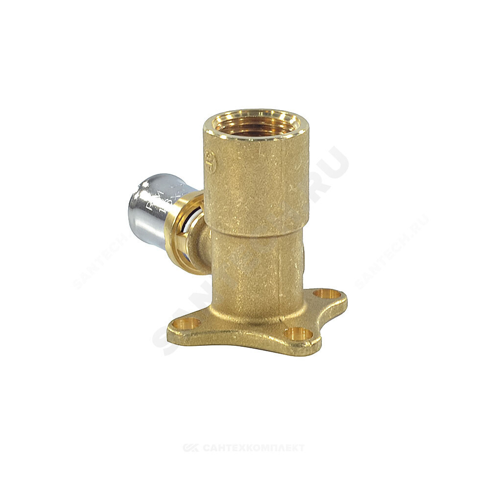 Водорозетка для МП/PE-X труб латунь пресс Дн 16х1/2" ВР RM139 Giacomini RM139Y033