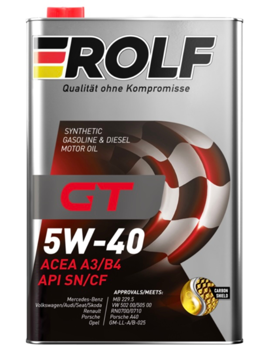 ROLF GT 5W-40 SN/CF масло моторное синтетическое