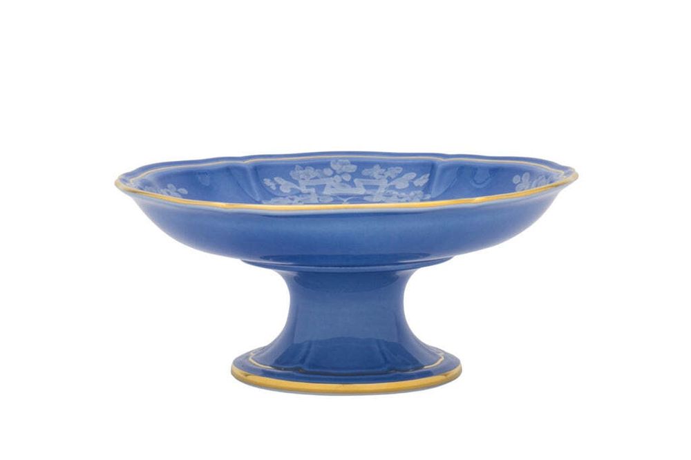 Фруктовница на ножке Richard Ginori Oriente Italiano Malachite (22 см)