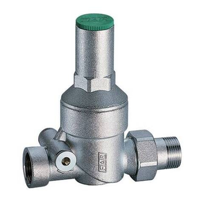 Регулятор давления FAR 2830 - 1/2" (ВР/НР, PN25, Tmax 75°C, настройка 1-6 бар, без манометра, хром)