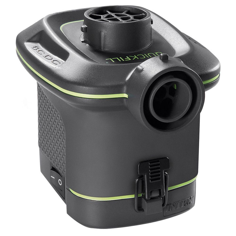 Матрас надувной Intex, 191х99х25 см, 64777, насос внешн, на батар, флок, 136 кг