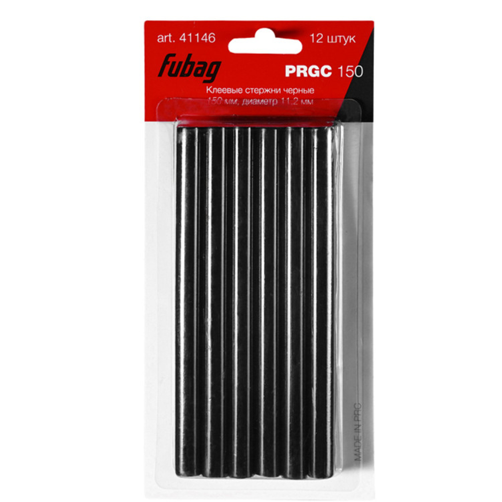 Клеевые стержни Fubag PRGC 150 11,2х212 мм черные 12 шт