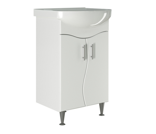 Тумба д/ванной "АНГАРА-52" под раковину Альфана-52 (ОК) (ПВХ)