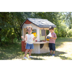 Игровой садовый домик Smoby 810505 с летней кухней и 16 аксессуарами 810505 — фото 9