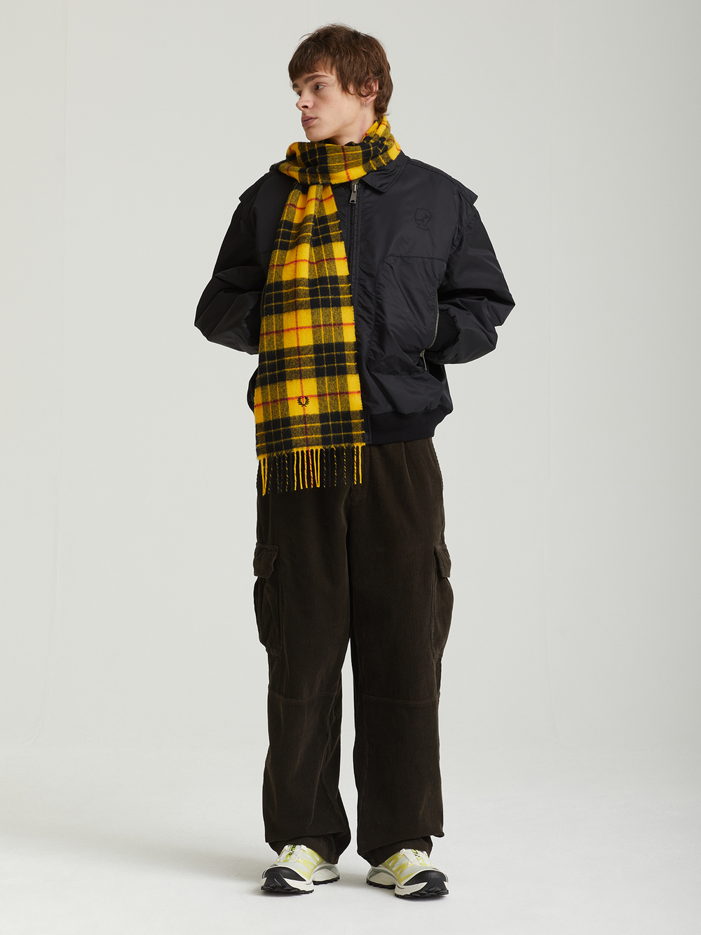 Мужской Бомбер Embroidered 3d Flight