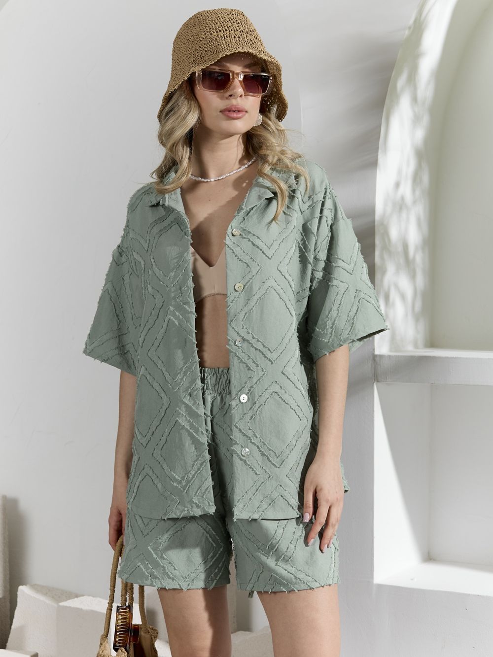 Костюм женский Ангелина-2 Виотекс ОЛИВКОВЫЙ