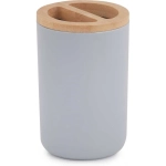 Подставка для зубных щеток Бамбук (серый) (комплект 18 шт)
