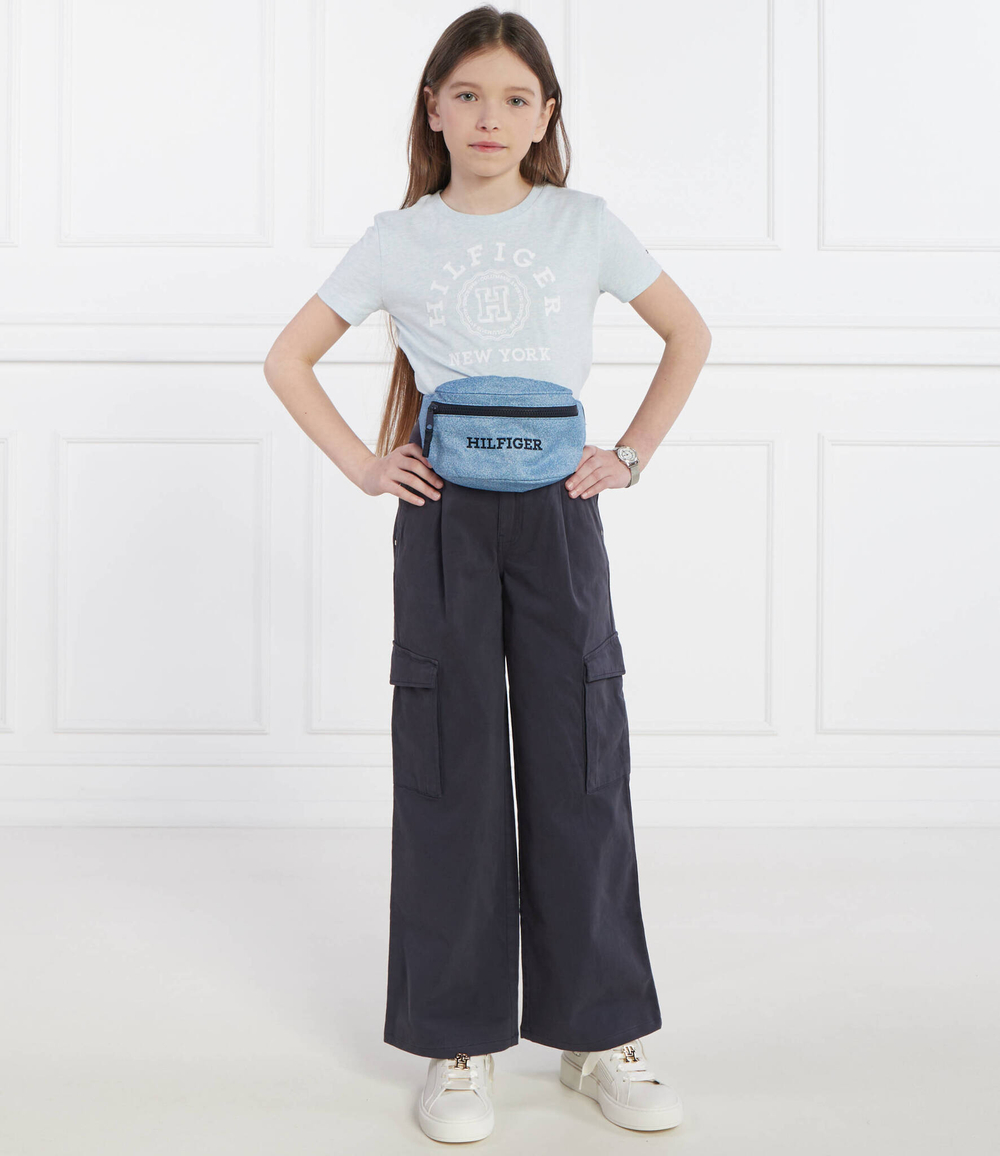 Футболка S/S Tommy Hilfiger - голубой(KG0KG07855)